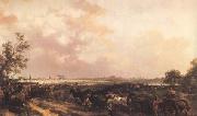 Philip James de Loutherbourg Warley Camp:The Rview (mk25) oil painting